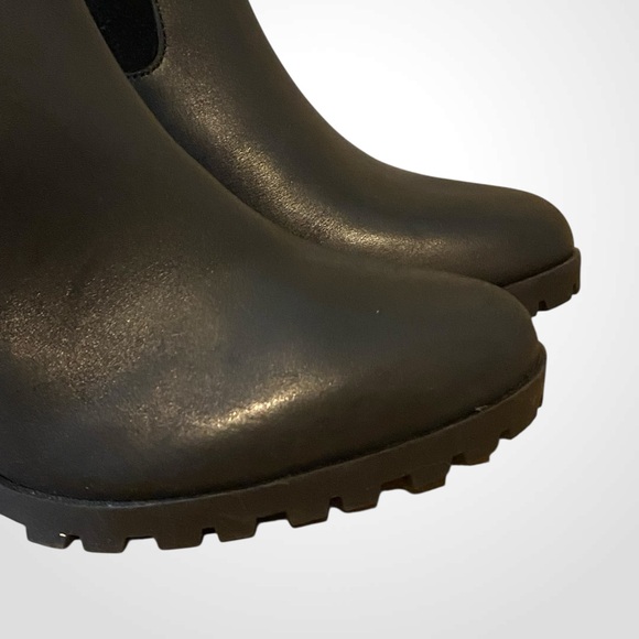 Giani Bernini | GB Kaidyn Black Genuine Leather & Suede Knee High Boots NWOB 7.5 - Picture 5 of 12